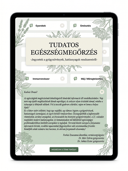 A Tudatos Egészségmegőrzés e-book borítója